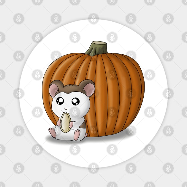 Mochi Pumpkin Seed Magnet by Firestorm Fox